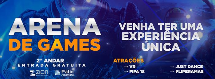 Arena de Games no Pátio Alcântara